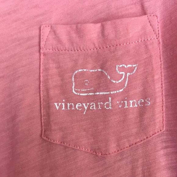 Short sleeve pink and blue vineyard vine tee - Picture 6 of 8